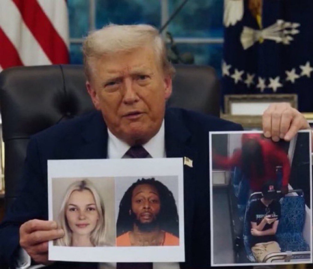 🚨🇺🇸トランプ大統領が左翼に不都合な凶悪事件を取りあげた。
ウクライナからアメリカに逃走した女性が電車内で背後から喉を刺されて死亡した事件。