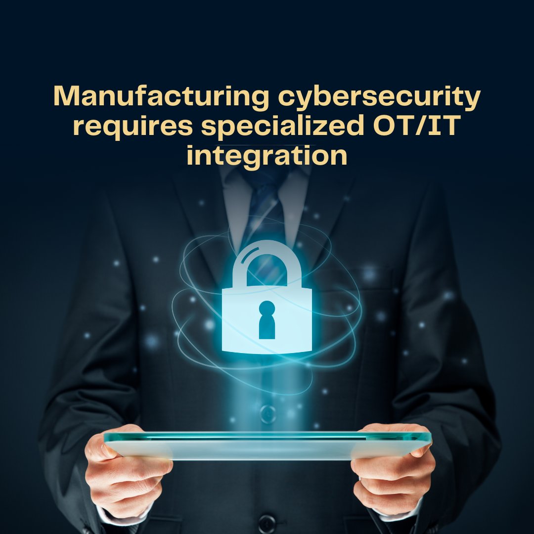 SpitDice's tweet image. Manufacturing faces unique cyber challenges: OT systems, ERP integration, and supply chains. Traditional IT security often falls short.
How is your organization bridging OT/IT security gaps? 
#ManufacturingSecurity #OTSecurity #ERPSecurity