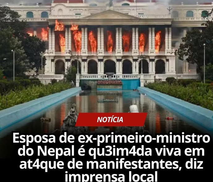 Nepal : quando a tirania do judiciário e comunismo está engasgado na garganta de um povo . Observem , esse é o fim de tiranos , cedo ou tarde . Não será diferente no Brasil.