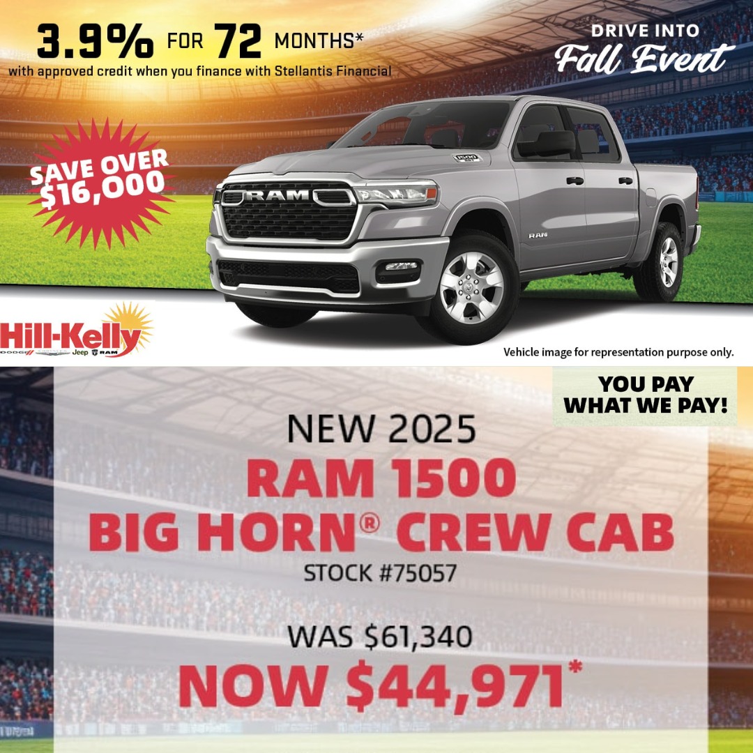 HillDodge's tweet photo. Experience power and style with the new 2025 RAM 1500 Big Horn Crew Cab—your next adventure starts here!
Vehicle information: https://t.co/qrmBsuDVZB
#Ram1500BigHorn #Ram #DriveRam https://t.co/2BIl0saeNK