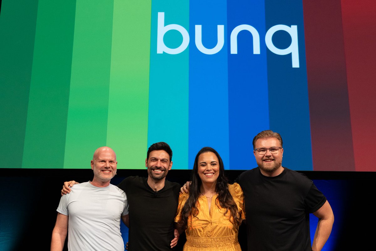 bunq's tweet photo. #bunqUpdate29 marked 10 years since we launched the very first bunq app.
We also introduced our biggest redesign yet, built entirely on user feedback.

Thanks to everyone who joined us to celebrate a decade of building the bank of The Free.

Missed the event? Catch up on everything we announced: https://t.co/X1kyLzxIdp

#bunq #innovation #fintech #bank