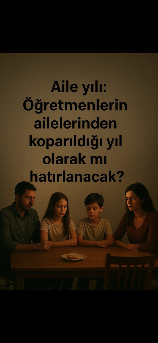 blgfz26's tweet photo. #ÖğretmenlerReseneKarşı
AİLE YILINDA aileleri ayırmayın. Aile birliği mazeretine rağmen 90-100 km öteye, ulaşım olmayan yerlere tayin ediliyoruz 
#resenei̇ptalaileyehuzur 
@RTErdogan @Yusuf__Tekin @tcmeb @MahinurOzdemir https://t.co/17A0MQ5rYZ