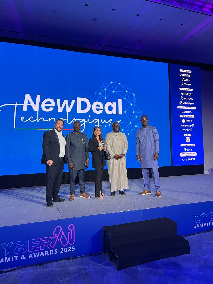 redrock_uae's tweet image. At the Cyber AI Summit &amp;amp; Awards 2025 in Dubai, our CEO Riccardo Ammendola and COO Manuela De Mojà were honored to receive a personal invitation from H.E. Alioune Sall, Minister of Communication, Telecommunications &amp;amp; Digital Affairs of Senegal, to visit Dakar 🇸🇳 in the coming…