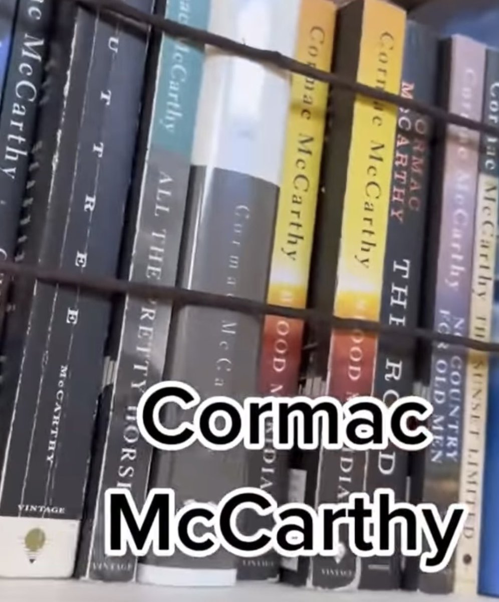 ninsthewriter's tweet image. #CormacMcCarthy