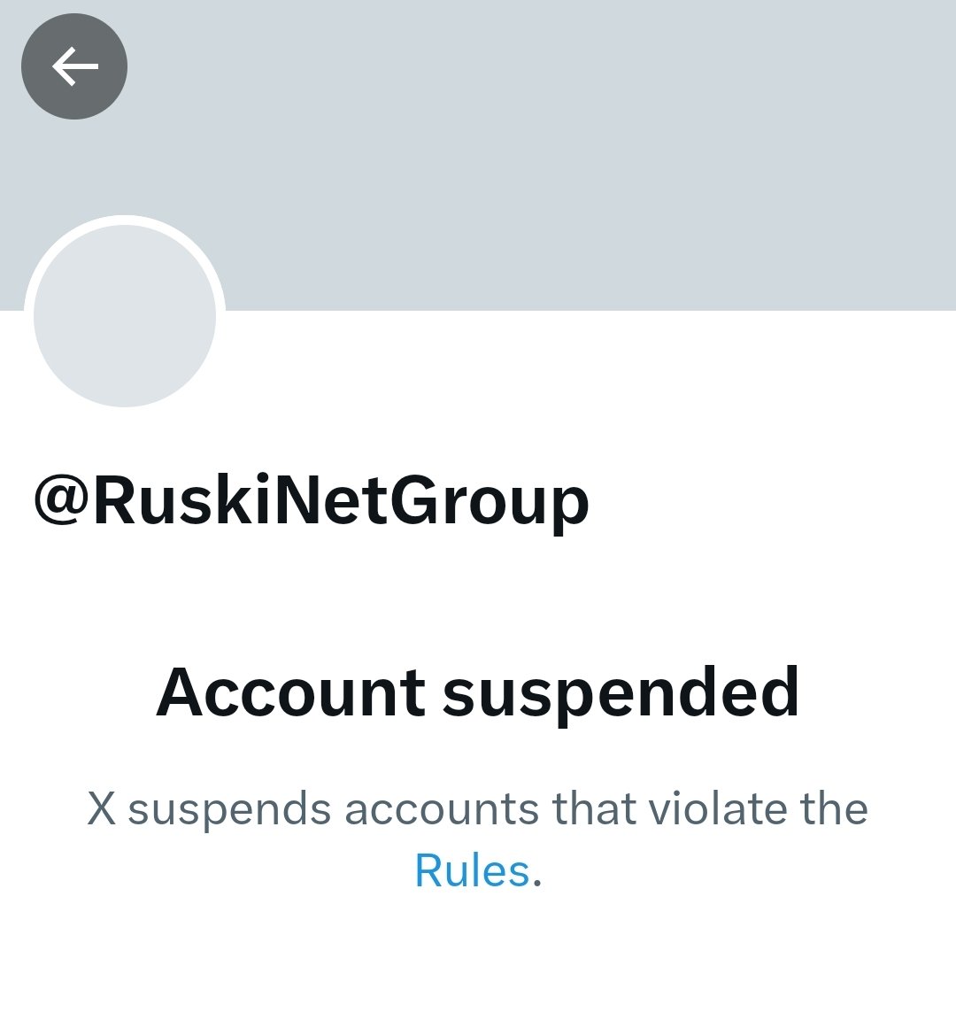 reddoormina's tweet image. Damn @RuskiNetGroup is suspended bc of #OpIsrael 
But I think #RuskiNet will be back soon ...
Take care guys #Anonymous it&apos;s going to be rough here on Twitter X with #Zionists #OpIsrael #OpUSA and many other &quot;operations&quot; 
Anyhow #FckFascism in every way bc we&apos;re #StrongerTogether