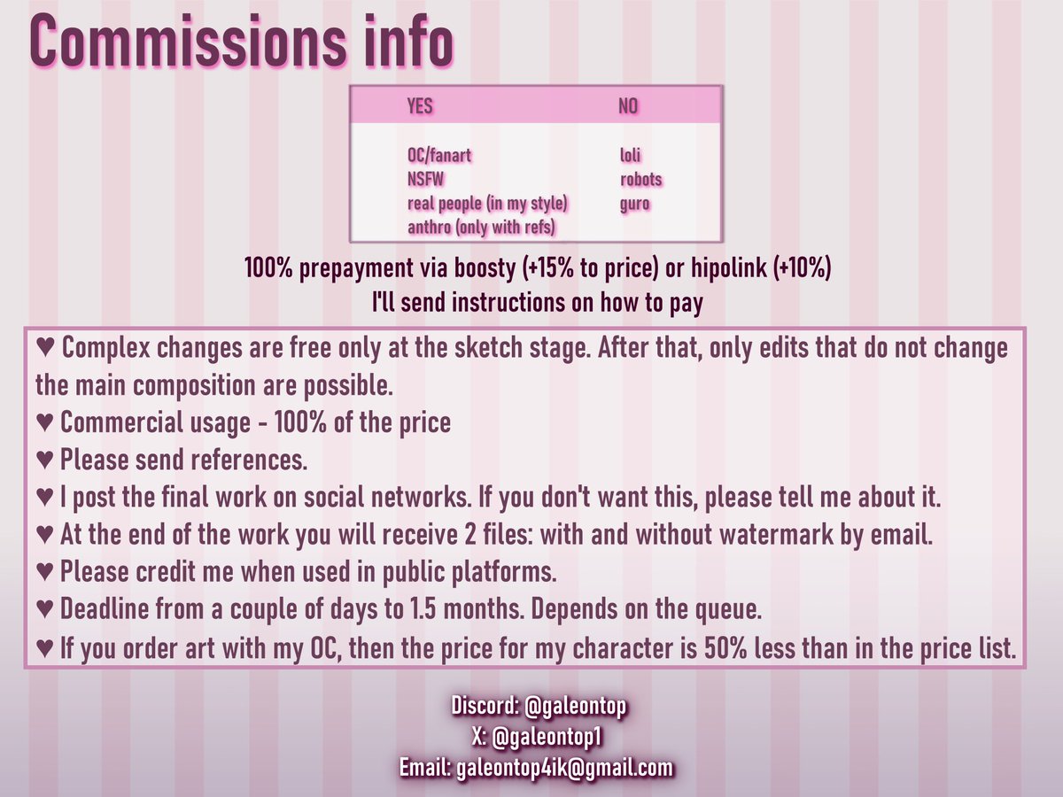 Galeon | commissions open tweet media