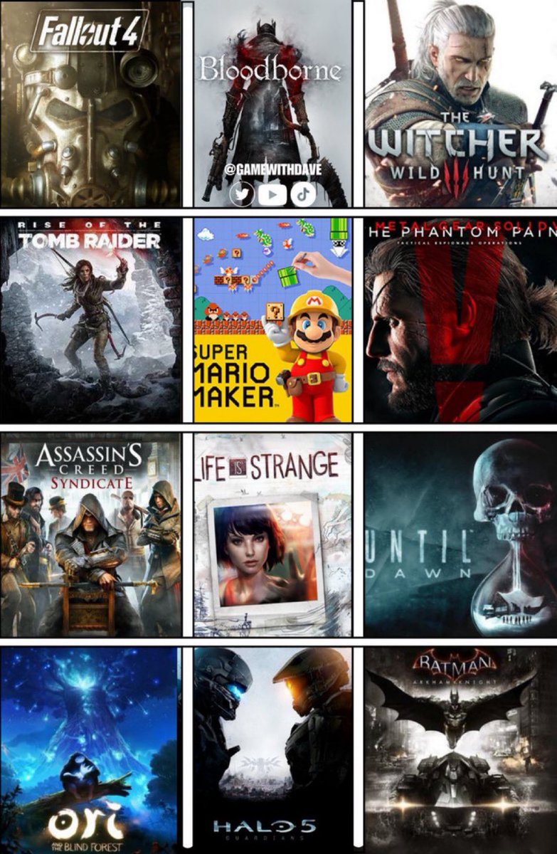 1GamewithDave1's tweet image. Best Video Game In 2015?