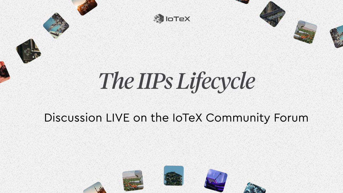 iotex_dev's tweet image. At @iotex_io, protocol upgrades follow a clear, transparent path:

Every change — from consensus rules to scalability features — goes through the IoTeX Improvement Proposal (IIP) process:

✅Drafted openly by devs &amp;amp; community
✅Reviewed in the Forum
✅Voted on-chain via the…