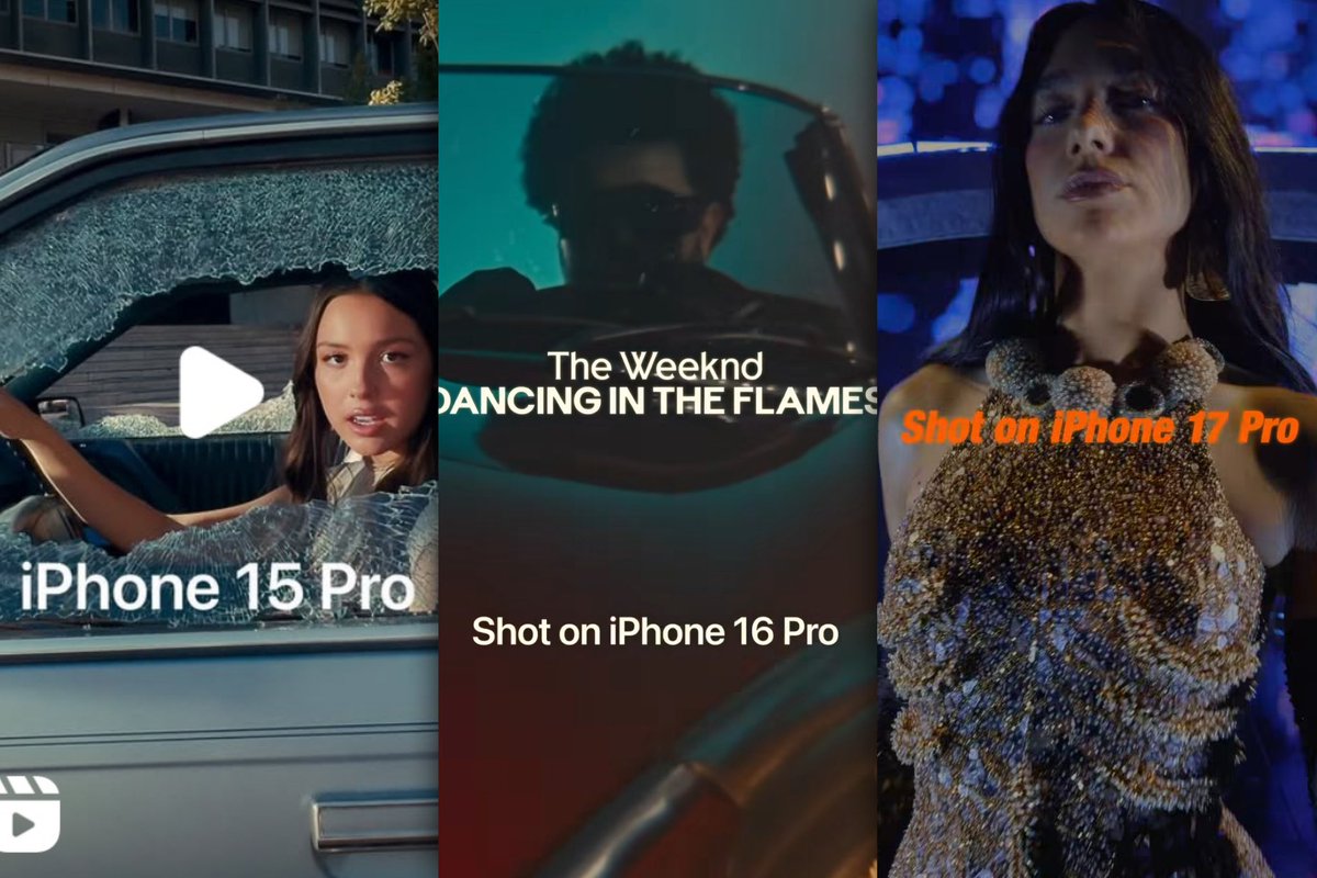 .<a href="/Apple/">Apple</a> Promo Artists thought the Years:

2023 — Olivia Rodrigo
2024 — The Weeknd
2025 — Dua Lipa