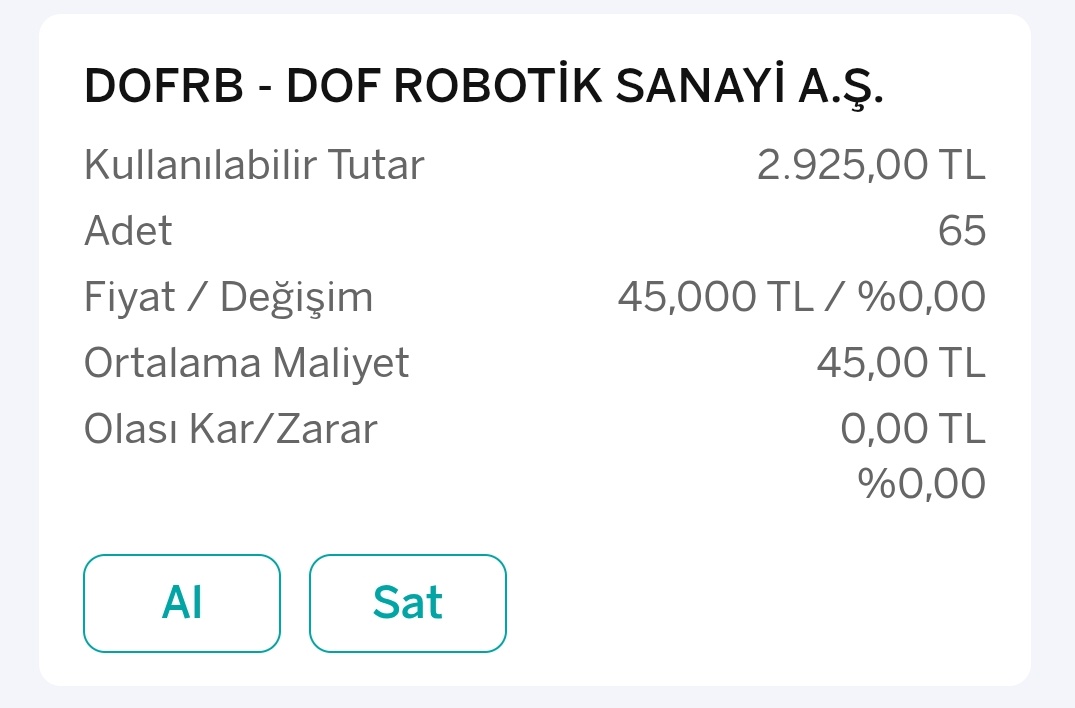 o177058's tweet image. Herkese istediği kadar mı geldi? 
#DOFRB #DOFRobotics #halkaarz