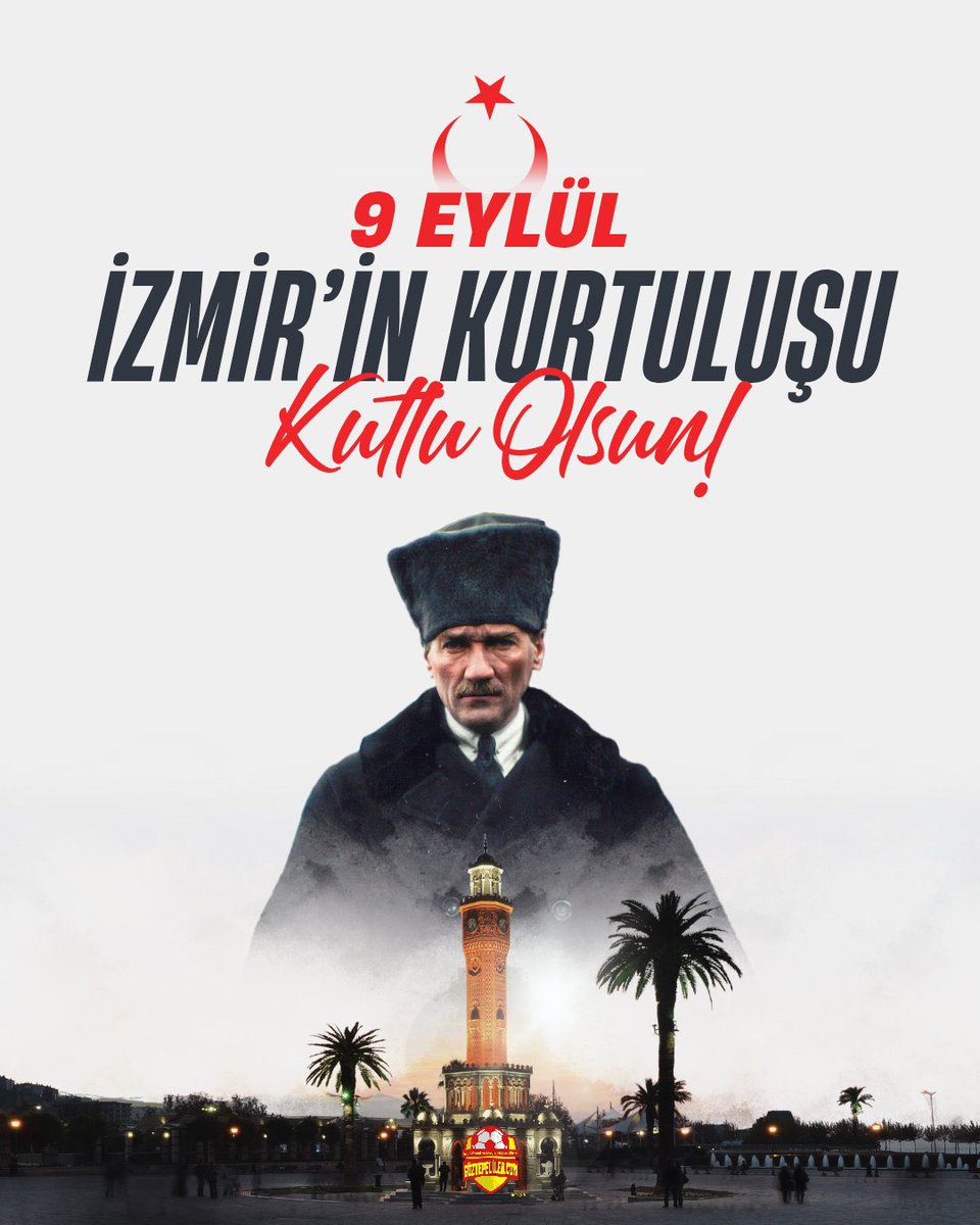 İzmir’in kurtuluşu bağımsızlığımızın son aşaması ve simgesidir.

Başta Gazi Mustafa Kemal Atatürk olmak üzere bağımsızlığa hizmet eden her bir vatan evladını saygıyla anıyorum. 

#9Eylül 
#izmir
