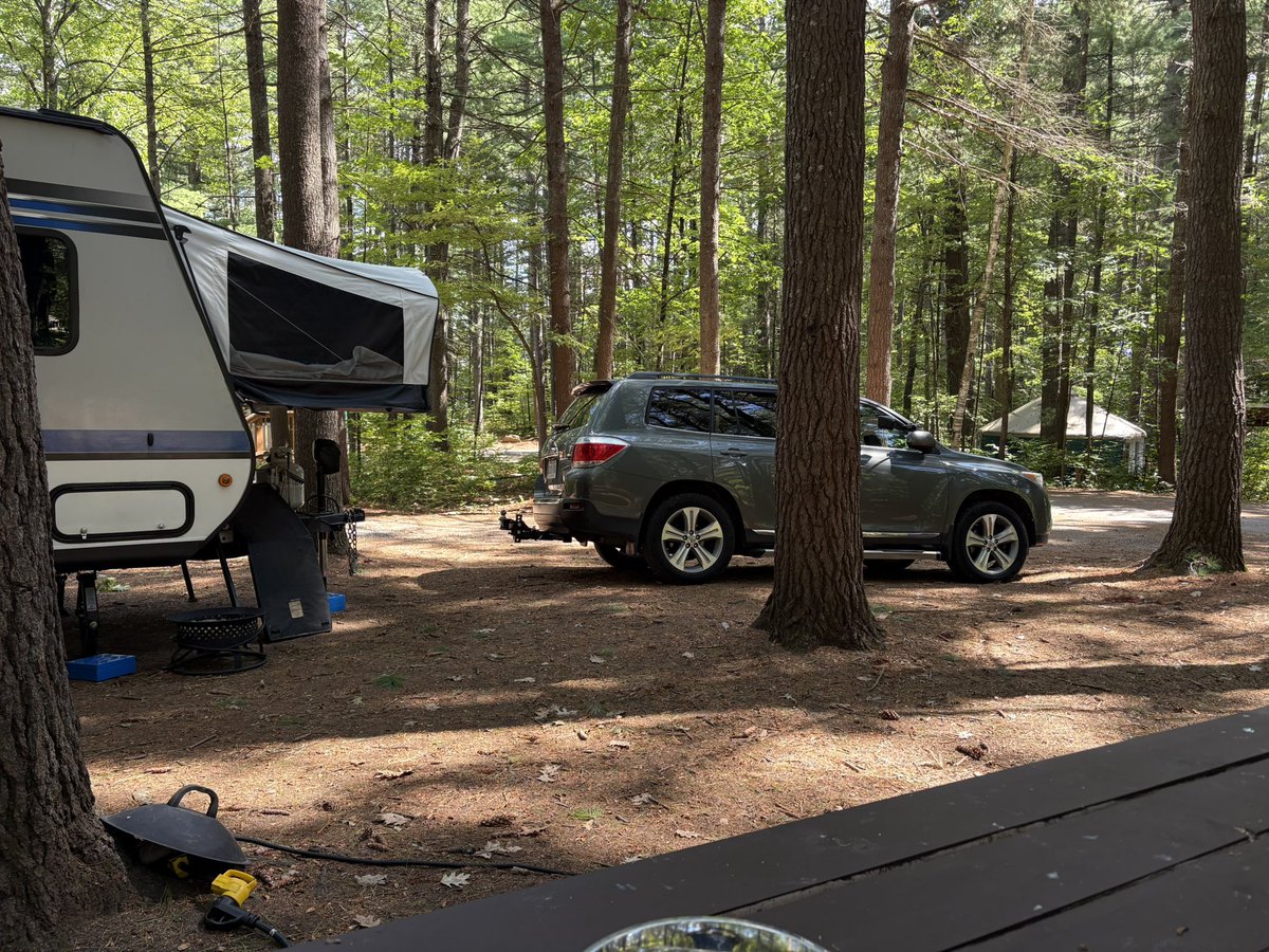 Had a beautiful weekend camping at Bon Echo Provincial Park . Didn’t really consider camping in the pines in a wind storm I would spend a couple days cleaning the mess of tree sap! 🤦‍♂️ by the time I figured out how bad the mess was it was too late anyway, just enjoy the weekend
