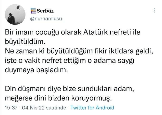 Eski ama içinde bulunduğumuz durumu net ve çarpıcı biçimde yansıtan bir paylaşım...