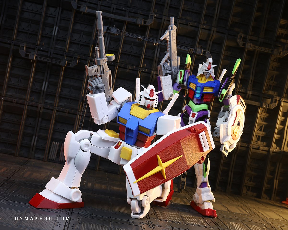 RX-78 Classic. Full color, fully articulated, no support. 35cm, 1/50, 750 gram. Free download for personal and non commercial use only.
Printed with <a href="/sunluofficial/">SUNLU</a>  PLA+ 2.0 printed at high speed 300mm/s at 220°C.

toymakr3d.com/product/104-rx…

#3dprinting #3dprinter #toymakr3d