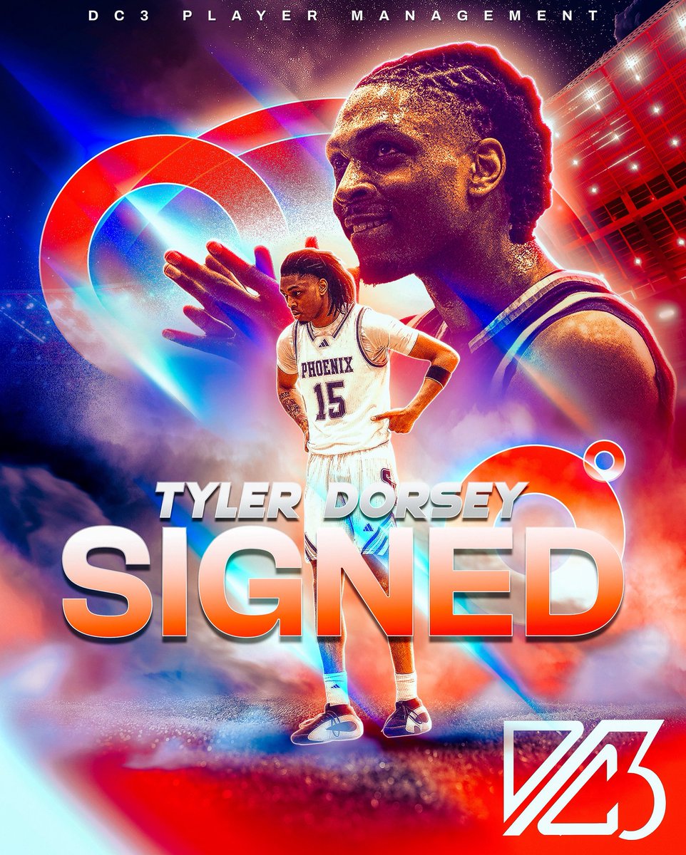 Welcome to the Dc3 family Tyler Dorsey🤝🏾 Tyler is a 6’6 forward who currently plays for st Clair county CC making a name for himself at the juco level‼️ More than excited to have my first client who also is from the same city I grew up in🔥 #thejourneyisthereward #NIL