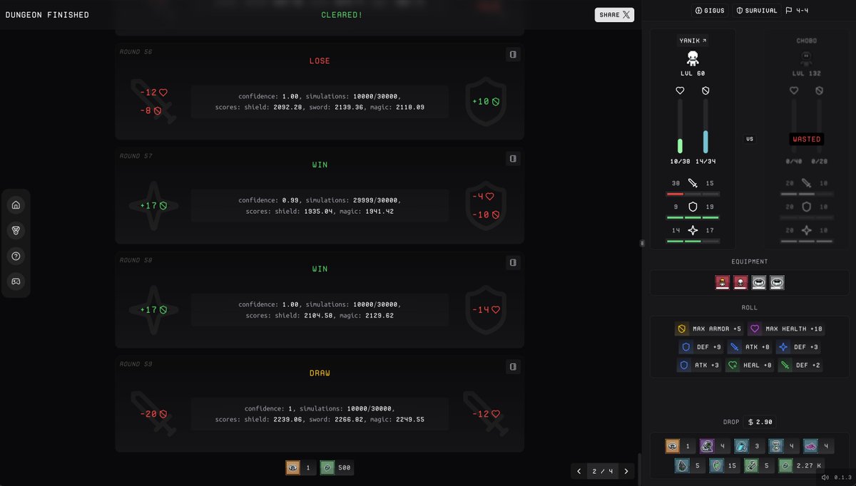 gigaverse | onchain RPG (@playgigaverse) on Twitter photo ▫️ fireball // gigaverse autobattler
a meta-game built on top of gigaverse, designed to show what games will look like in the era of artificial intelligence, which we are only just entering
▫️builders // <a href="/yanik_ai/">yanik</a>, <a href="/dudendy/">dudendy</a>, <a href="/sidlovskyy/">Petro Sidlovskyy</a>, <a href="/classicjordon/">classicj</a>, <a href="/AirmanGaTaos/">airmangataosenai</a> ▫️ fireball // gigaverse autobattler
a meta-game built on top of gigaverse, designed to show what games will look like in the era of artificial intelligence, which we are only just entering
▫️builders // <a href="/yanik_ai/">yanik</a>, <a href="/dudendy/">dudendy</a>, <a href="/sidlovskyy/">Petro Sidlovskyy</a>, <a href="/classicjordon/">classicj</a>, <a href="/AirmanGaTaos/">airmangataosenai</a>