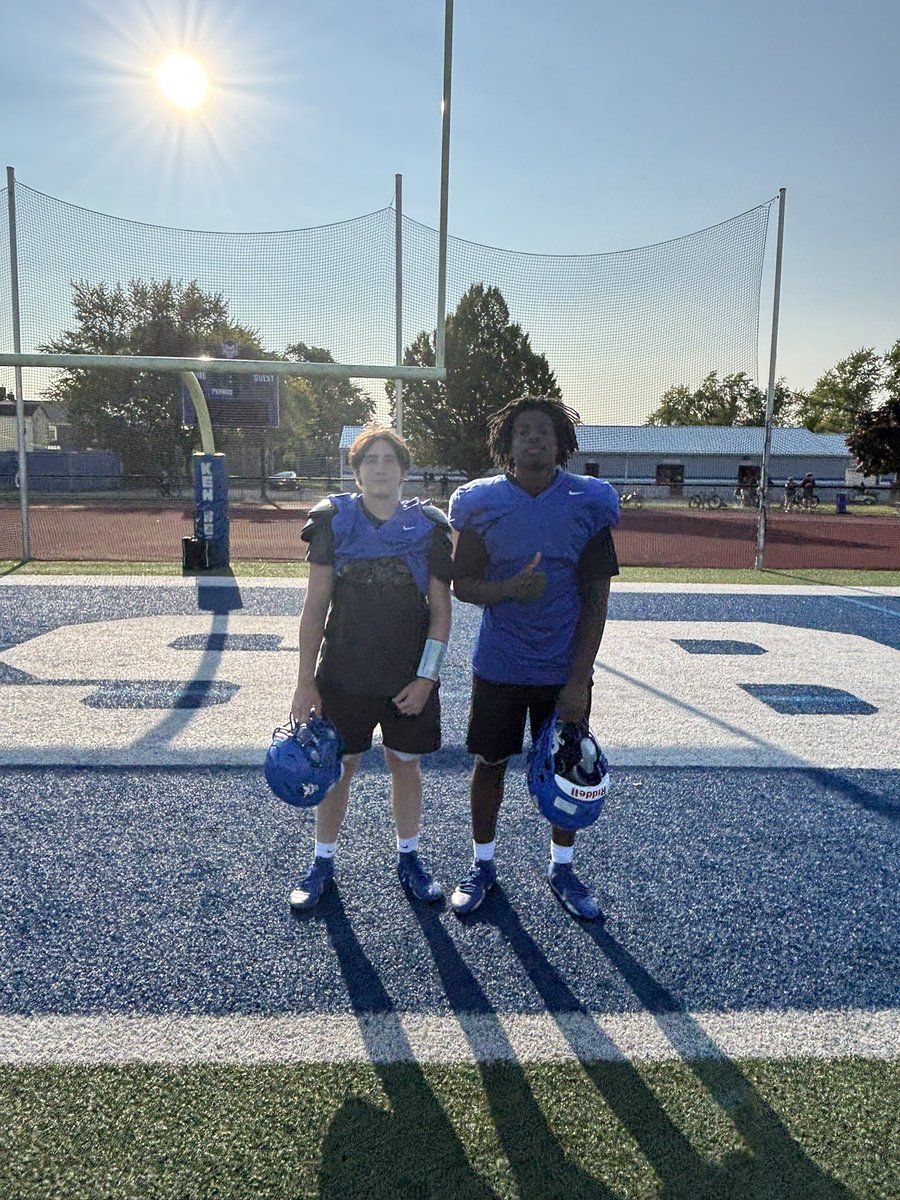 Congratulations to our players of the day, Caleb Thermidor and Cole Reinard. Great job today. Go Blue Devils.