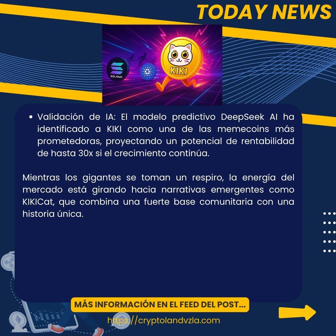 ¡Gran Noticia! 🚨 Mientras Solana y Cardano Se Consolidan, una Nueva Memecoin Gana Terreno 📈🐱
¡Atención, #CriptoComunidad! 📢 A medida que gigantes como Solana (SOL) y Cardano (ADA) se mueven en un rango lateral, los inversores están buscando la próxima gran oportunidad. La