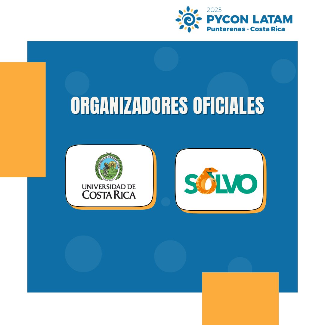 💜🐍 ¡Gracias por hacer posible #PyConLatam 2025 en Costa Rica! 🇨🇷

Un enorme reconocimiento a la Universida de Costa Rica 🏛️ y a Solvo 🤝 por ser pilares en la organización de este gran evento.

🙌 ¡Nos vemos en #PyConLatam 2026! 🚀

#Python #ComunidadPython #PyCon