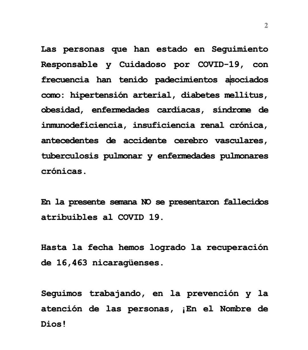 PLOMO1979 (@plomo19792) on Twitter photo Ministerio del Poder Ciudadano para la Salud de #Nicaragua, informa sobre la situación del #coronavirus al 9 de Septiembre 2025.
<a href="/MinsaNicaragua/">Ministerio de Salud Nicaragua</a> <a href="/VivaNicaragua13/">Viva Nicaragua</a> <a href="/el19digital/">El 19 Digital</a> <a href="/Canal2Nicaragua/">Canal 2</a> <a href="/Canal4Ni/">Canal 4 Nicaragua</a> <a href="/canaltn8/">TN8 Nicaragua</a> <a href="/db_nicaragua/">BARRICADA - Nicaragua</a> <a href="/nuevaya/">La Nueva Radio YA</a> Ministerio del Poder Ciudadano para la Salud de #Nicaragua, informa sobre la situación del #coronavirus al 9 de Septiembre 2025.
<a href="/MinsaNicaragua/">Ministerio de Salud Nicaragua</a> <a href="/VivaNicaragua13/">Viva Nicaragua</a> <a href="/el19digital/">El 19 Digital</a> <a href="/Canal2Nicaragua/">Canal 2</a> <a href="/Canal4Ni/">Canal 4 Nicaragua</a> <a href="/canaltn8/">TN8 Nicaragua</a> <a href="/db_nicaragua/">BARRICADA - Nicaragua</a> <a href="/nuevaya/">La Nueva Radio YA</a>