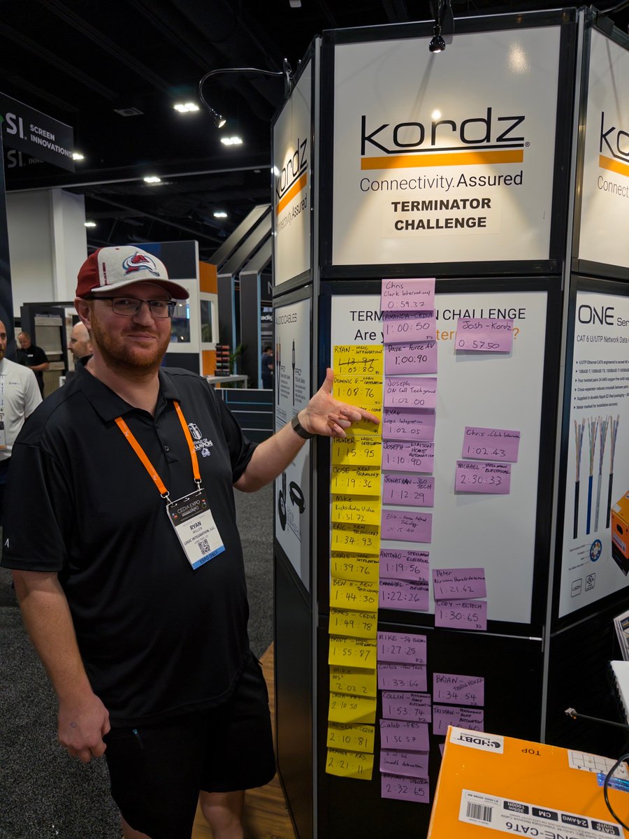 logicav's tweet image. What a week at @CEDIAExpo_CIX ! From Shawn Hansson joining Dan Ferrisi for a podcast in the new @VW ID Buzz, to quick finishes in the @KordzGlobal Terminator Challenge, and meaningful connections with partners—thank you @CEDIA! #logicintegration #cedia2025 #avintegration
