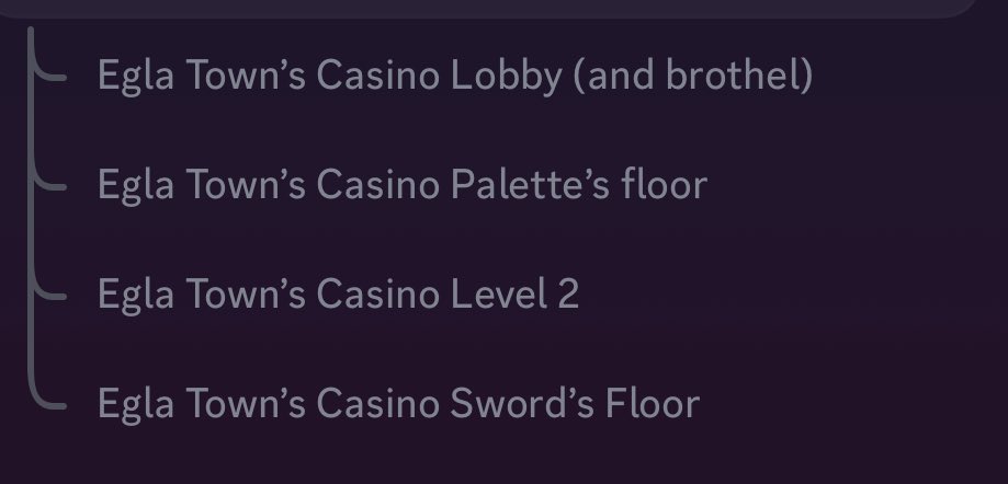 eglatownlamp's tweet image. Egla Town now has an underground casino along with their own mob for protection and safety reasons 😎😎😎

Shoutout to two gambling addicts that builds Lamp’s casino empire! 🎰🎰

🥳🥳🥳 @OverflowPalette &amp;amp; @AugustasSword  🥳🥳🥳 

The casino welcomes them with their own private…
