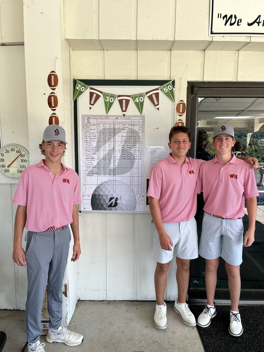 West Allegheny Golf tweet media