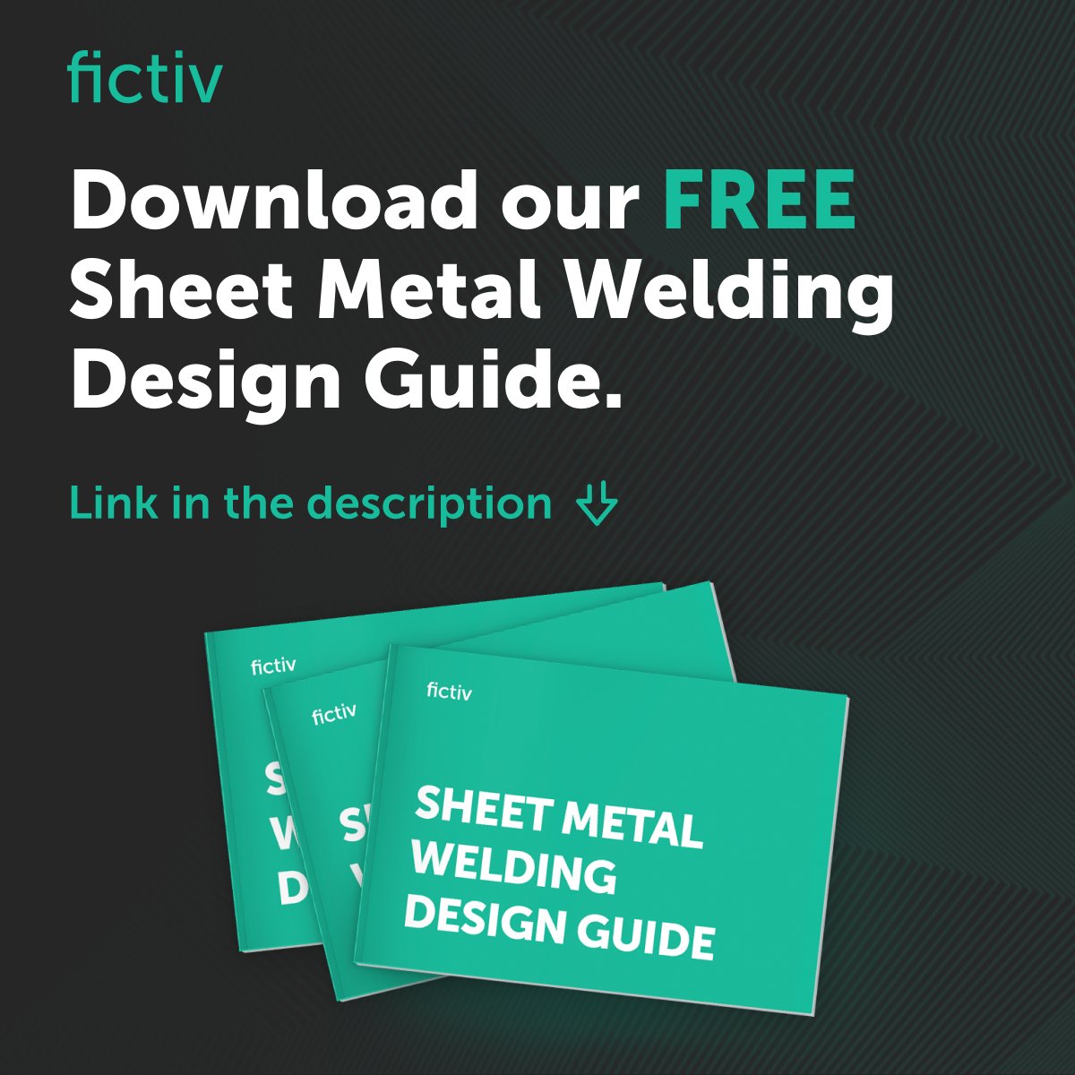 fictiv's tweet image. Better weld design = better sheet metal parts 🔧

Smart design speeds up fabrication, improves strength &amp;amp; prevents rework.

Get our *free* Sheet Metal Welding Guide for tips on joint design, weld types &amp;amp; cosmetic finishes.

🔗  fctv.info/47Bcw2w

#Welding #SheetMetal