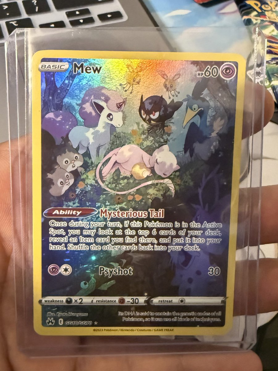 Just pulled a Mew from a crown zenith pack live on stream <a href="/pumpdotfun/">pump.fun</a> 

$RIPZ

EyBL8GnKiXVdvoFWGAbFLPhtycAFVBZSEKE5FGdXpump

pump.fun/EyBL8GnKiXVdvo…