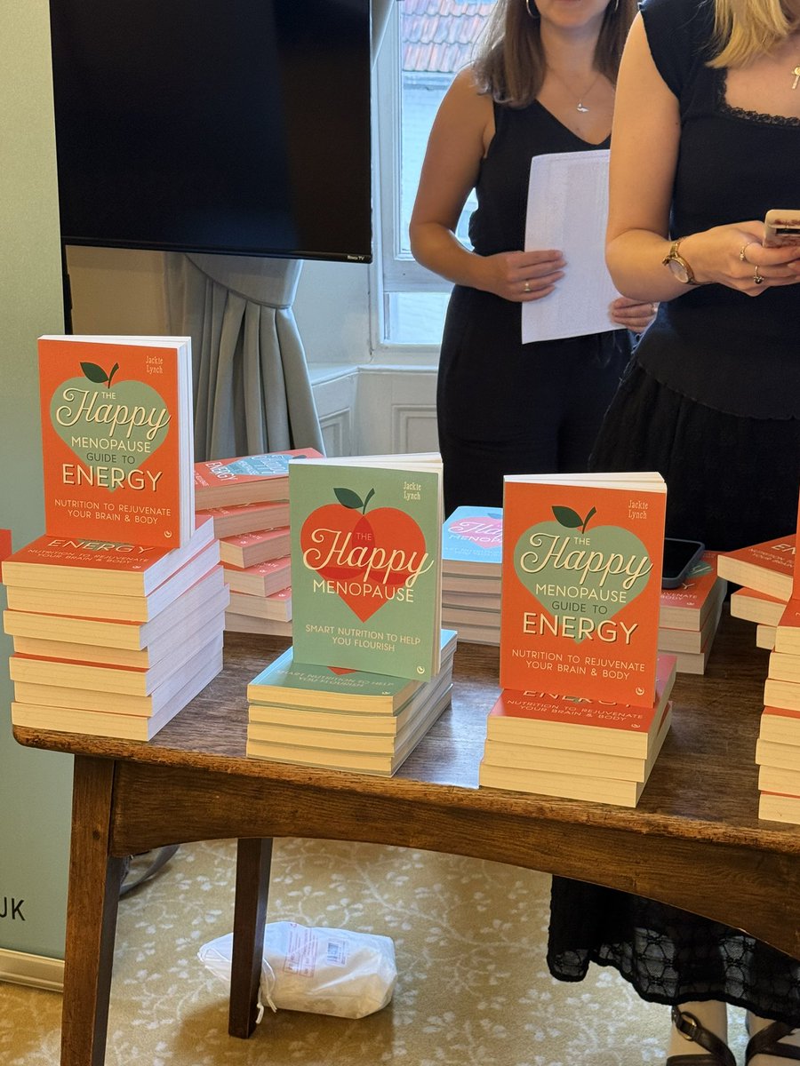 Tonight at our wonderful friend <a href="/WellWellWellUK/">Jackie Lynch</a> and her book launch of her new book The Happy Menopause : Guide to Energy! Go get your copy now! Food for thought!