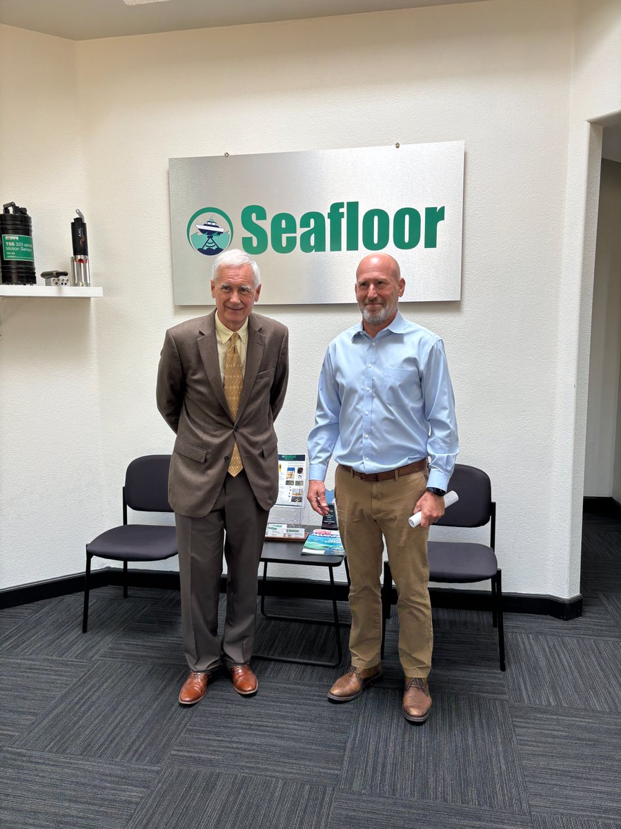 RepMcClintock's tweet image. Seafloor Systems supplies NOAA and other government agencies with unmanned survey vehicles that are critical to mapping the seafloor and our reservoirs. I was glad to be invited for a tour of their facility, getting an inside look at their process and productions.