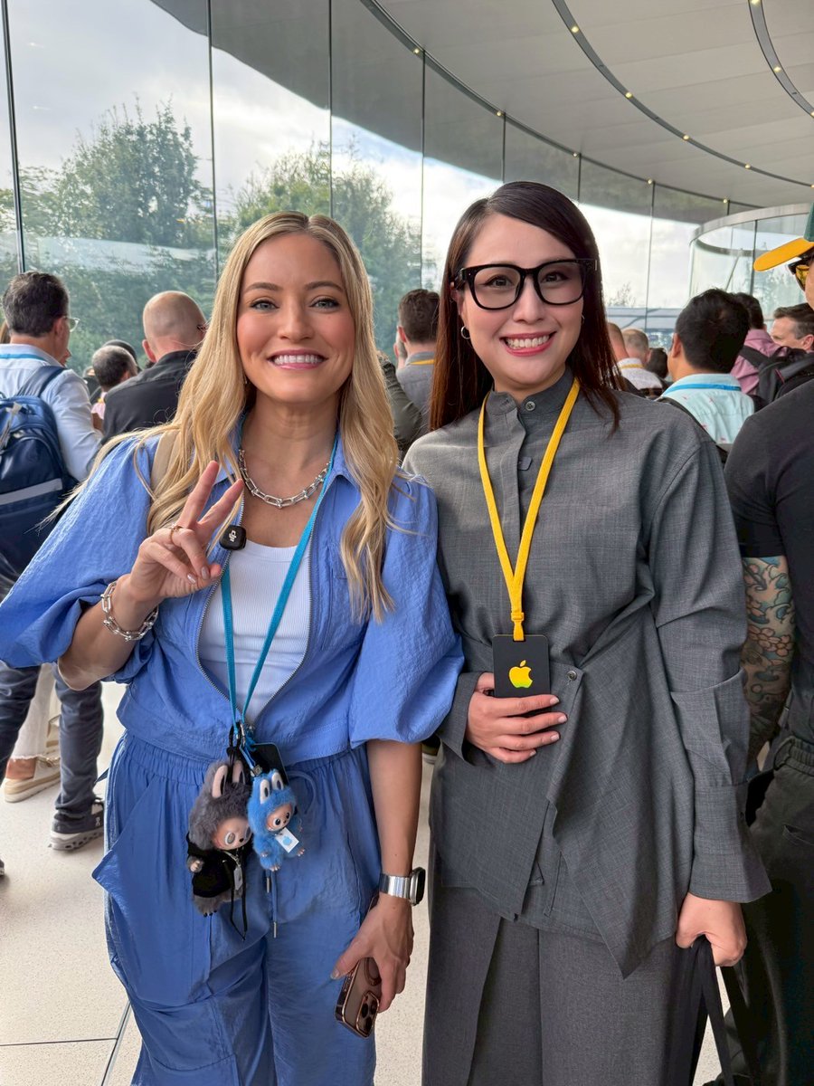 Pleasure meeting you again at #AppleEvent, <a href="/ijustine/">iJustine</a> !