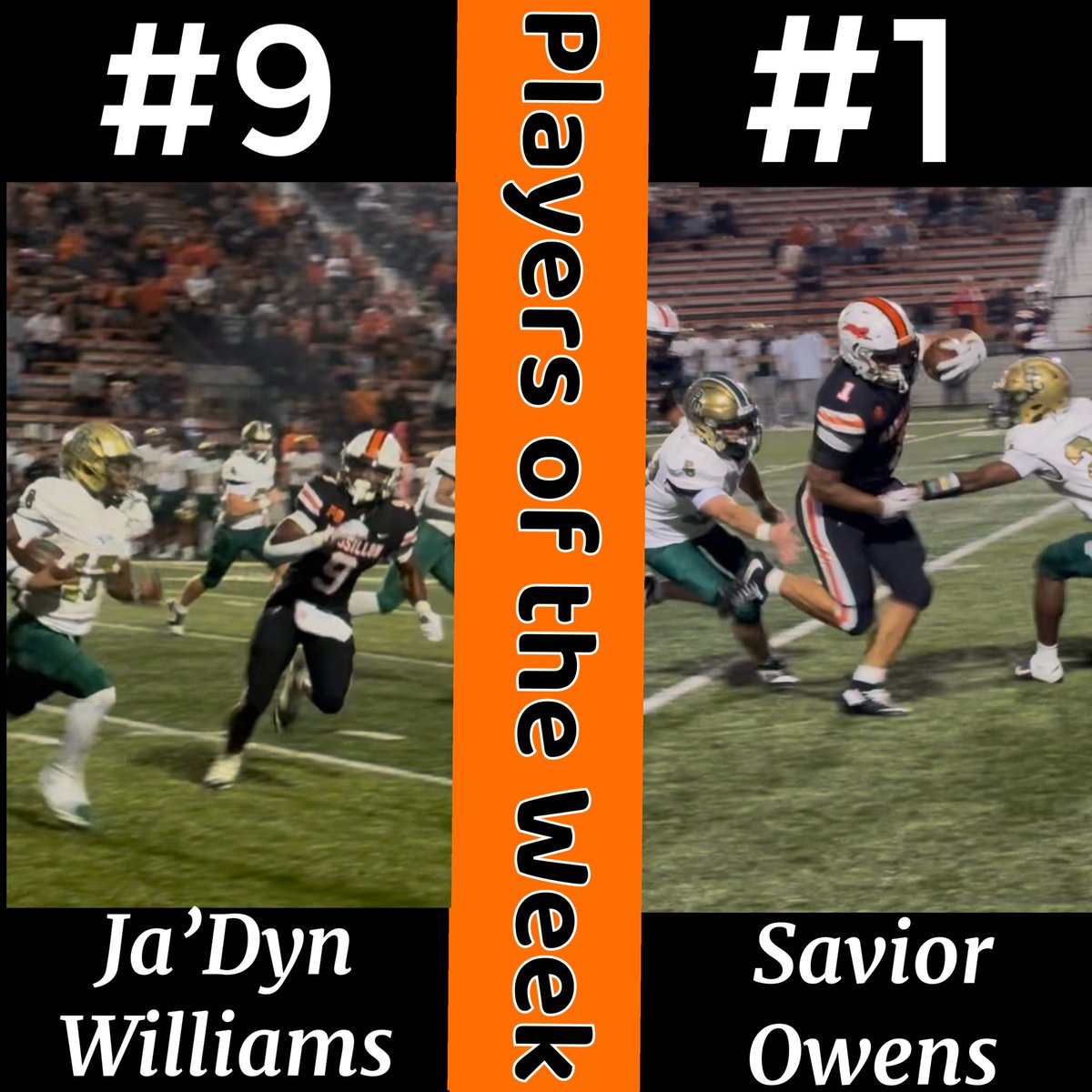 Seth Bailey (@sethbailey04) on Twitter photo Week 3 features 2 spotlight players for Massillon… Savior Owens (<a href="/SaviorOwens/">Savior Owens</a>) and Ja’Dyn Williams (<a href="/jadynwilliams22/">Ja’Dyn Williams 3⭐️</a>). Check out their performances in the link below 👇
tigertownathletics.com/spotlight-play… Week 3 features 2 spotlight players for Massillon… Savior Owens (<a href="/SaviorOwens/">Savior Owens</a>) and Ja’Dyn Williams (<a href="/jadynwilliams22/">Ja’Dyn Williams 3⭐️</a>). Check out their performances in the link below 👇
tigertownathletics.com/spotlight-play…