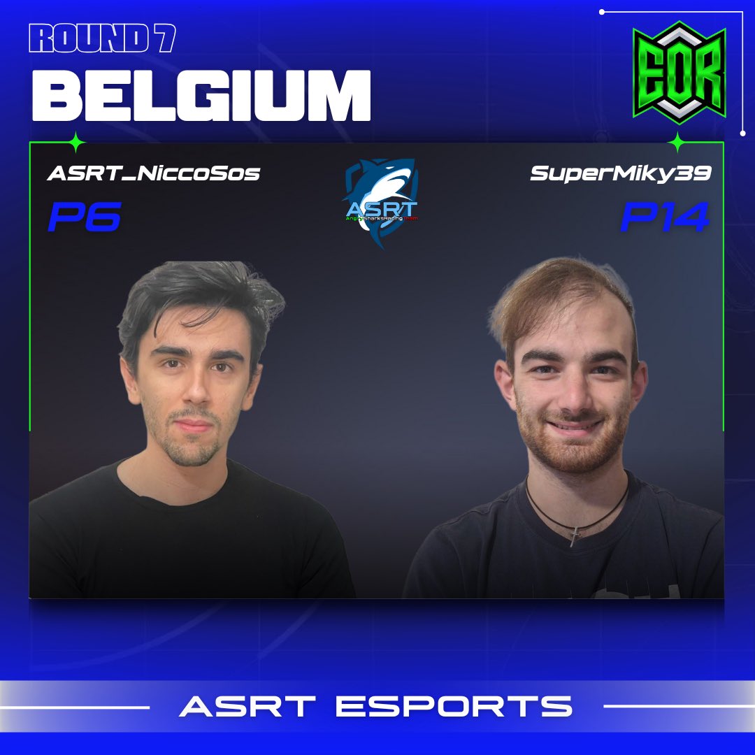 ASRT_Esports's tweet photo. EOR - Tier Console
Round 7 Belgium ๐ง๐ช
#asrt #ers #esports #asrtesports #game #f1 #f125 https://t.co/Ub0AstcwMf