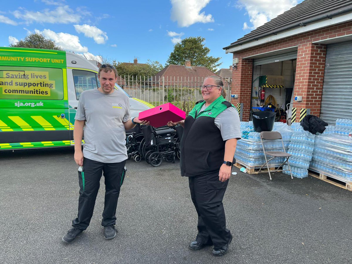 Great few days in Newcastle supporting the logistics provision at this years Great North Run, with a fantastic team. Completed with the handover ceremony of planning folder to myself ready for 2026.  <a href="/stjohnambulance/">St John Ambulance England</a> #logistics #firstinlastout