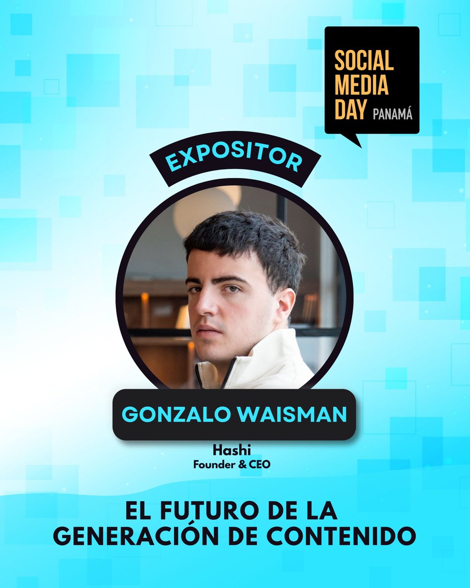 La forma en la que se crea contenido cambió para siempre. ¿Cómo? Eso nos estará contando <a href="/waismaan/">Gonzalo Waisman</a> 

Nos vemos mañana en el #SMDayPA en <a href="/AltaplazaMall/">Altaplaza Mall</a>