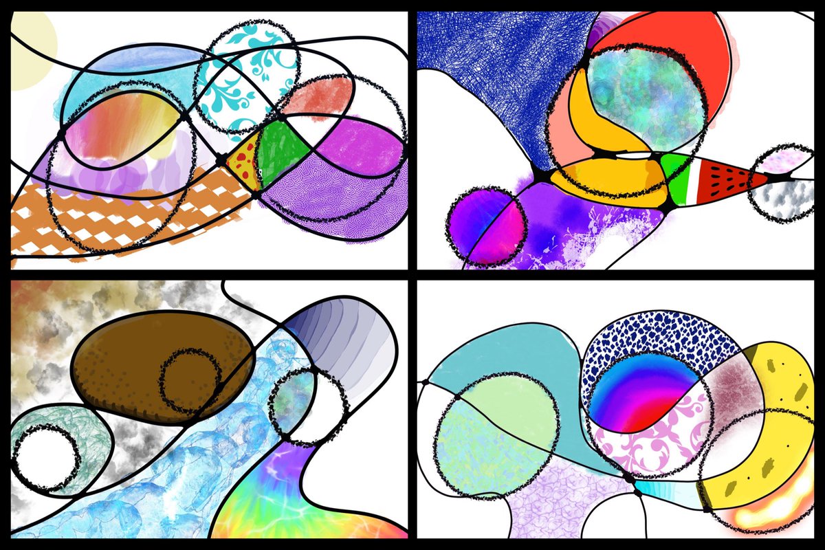CAdamsLPMS's tweet image. In just 1 class per, 6th graders learned about Neurographic Art and explored @Procreate App to discover custom paper sizing, time lapse video, perfect circles, layers, opacity, blending, textures, and brush options.  Next, we will slow down &amp;amp; create seriously stunning iPad Art!
