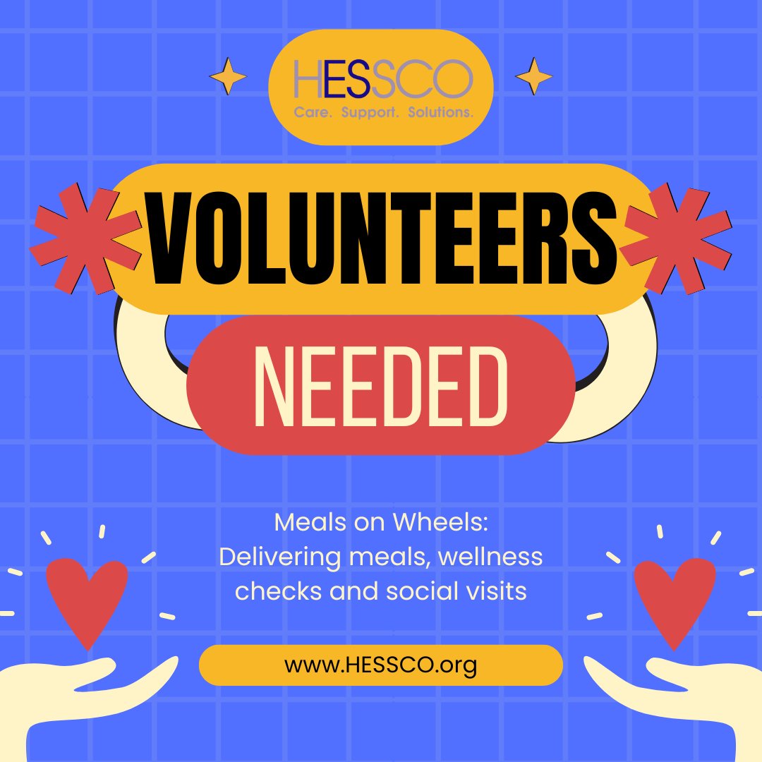 HESSCO's tweet photo. Meals on Wheels delivery drivers are needed in Wrentham and Dedham. Call 781-784-4944, ext. 251, for more information, or complete the online volunteer application at https://t.co/V68NxGjOcc
#mealsonwheels
#elderservices https://t.co/CR2NZeOmDU