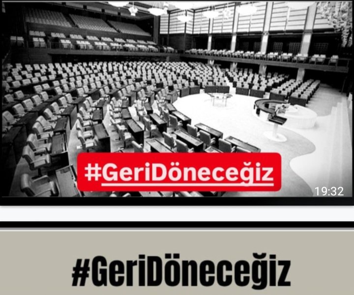 Kim ne derse desin, önünde sonunda #GeriDöneceğiz