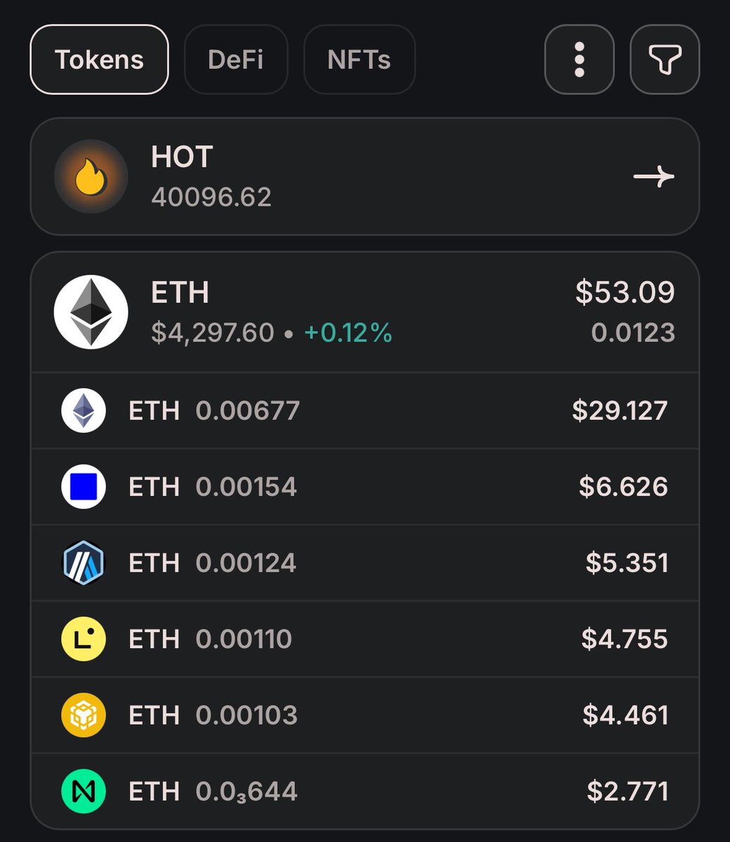 marjidofficial's tweet photo. You are farming $HOT and your Trust Score is = 50….trust me, you are failing already. 

Raise your Trust score by holding small amount of $ETH in this chains [ NEAR,ETH,BASE,LINEAR,BNB,SOL AND ARBITRUM ]

Make sure you always mint your trust score. And try your best to always carry out daily transaction on @hotdao_ wallet. Because $HOT is not a click to earn just as the Dev said. I rest my case. 

Making money is hard, been poor is hard. Choose your hard.