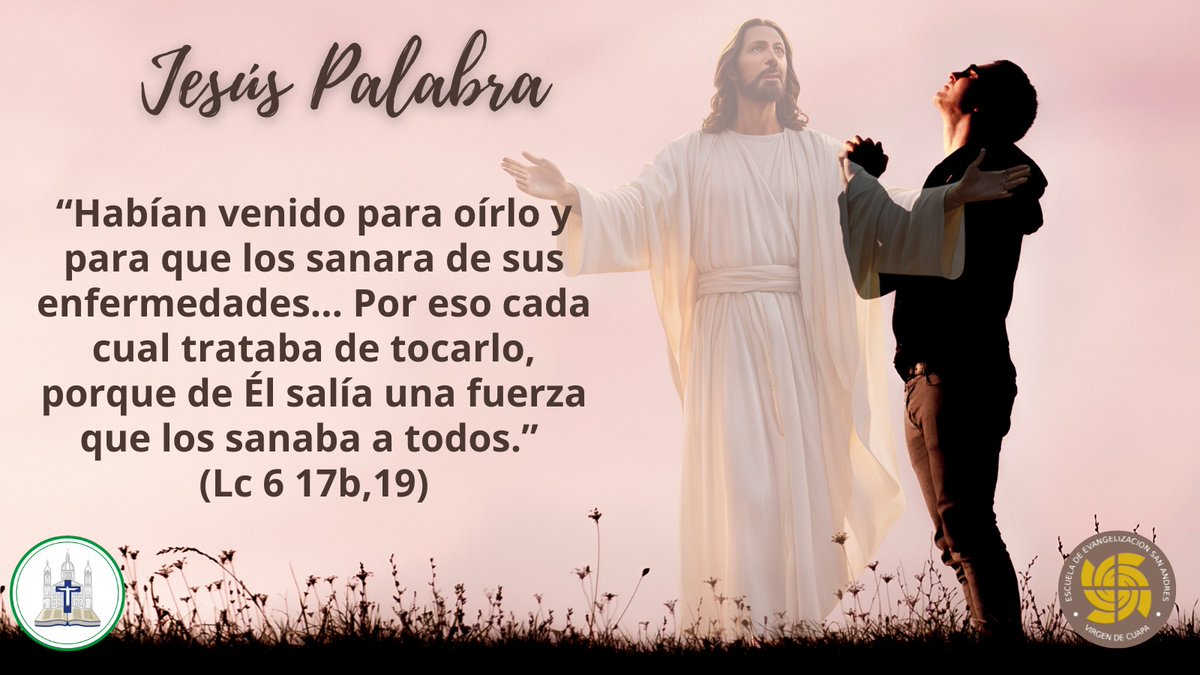 Jesús Palabra nos da hoy un mensaje de fe. Su bendita Palabra nos recuerda, lo que puede hacer por nosotros con su gran poder. Oremos con fe, Él es grande y de Él sale una fuerza extraordinaria que llega hacia nosotros y sana cada una de nuestras enfermedades de cuerpo y alma.