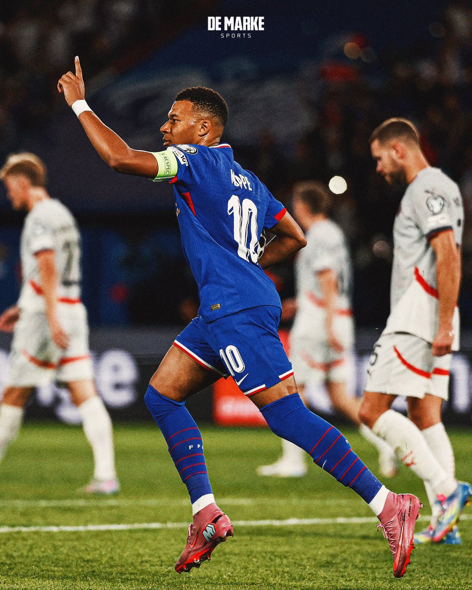 Kylian Mbappe, 52 golle Thierry Henry'i geçerek Fransa Milli Takımı tarihinde en çok gol atan 2. futbolcu oldu.

🔜 Olivier Giroud - 57 gol