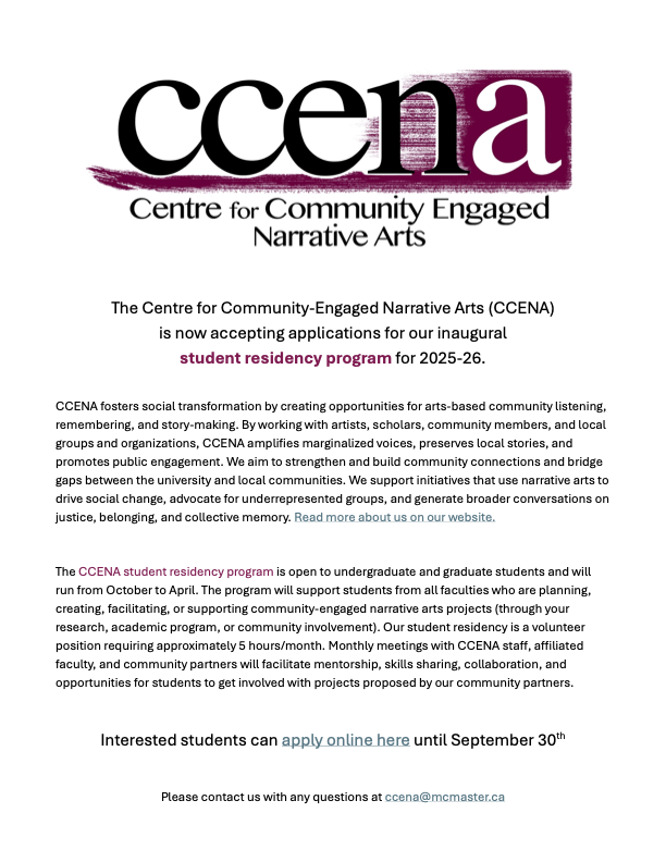 Centre for Community Engaged Narrative Arts tweet media