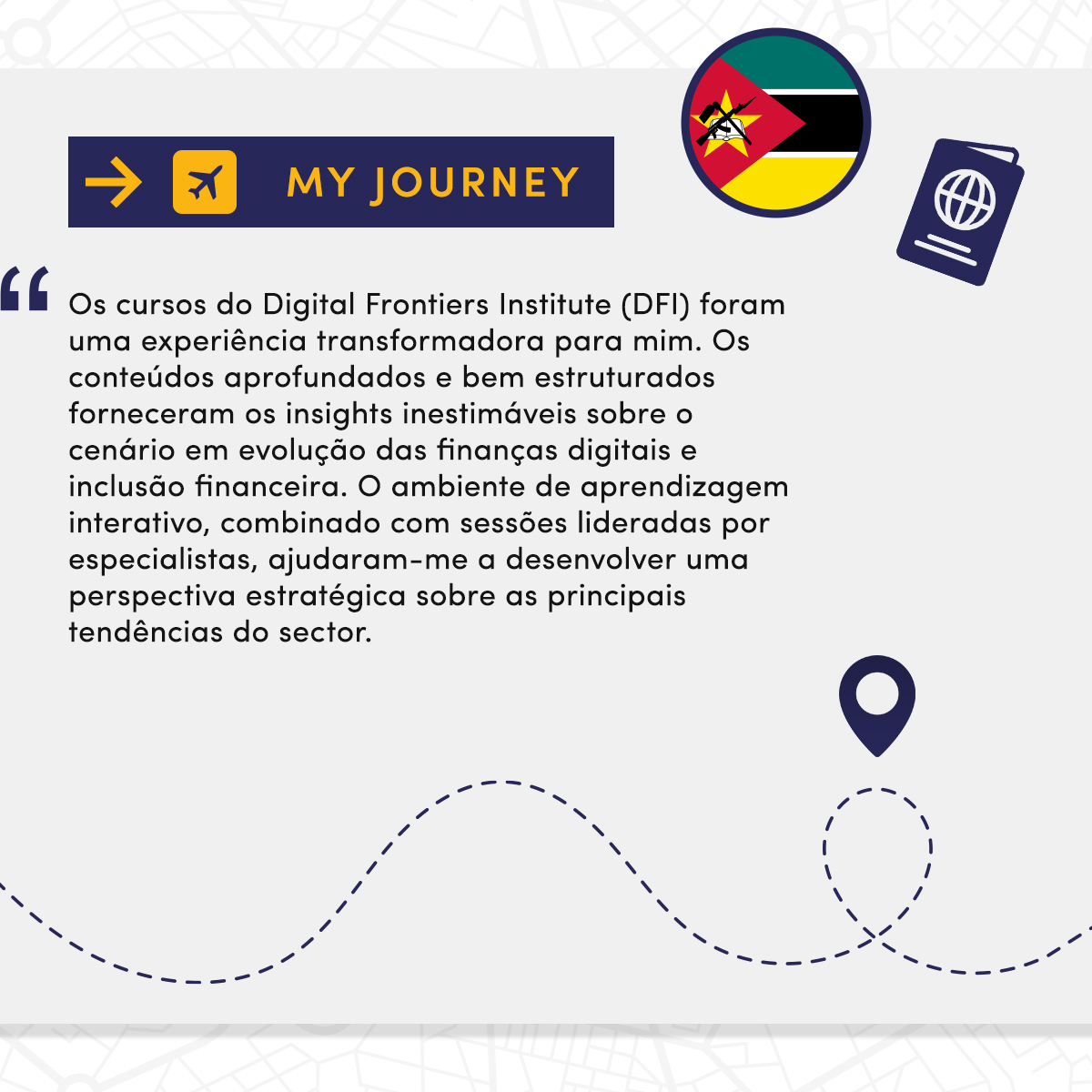 DF_dot_org's tweet photo. #ThisIsMyJourney - Katia Agostinho.
💬 What could your journey look like? Explore our courses and begin your journey today: https://t.co/Nft6uJ4oOu
#ThisIsMyJourney #EstaÉAMinhaJornada #CareerGrowth #CrescimentoProfissional #LifelongLearning #AprendizagemContínua #DFICommunity https://t.co/07FdJPAD9E