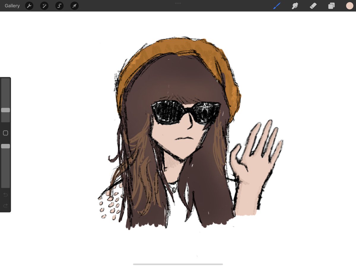 Sir_Frosch's tweet photo. Quick sketch of Rachel #2 It’s just… it’s really hard being a star #glee https://t.co/KwMyctNg6V