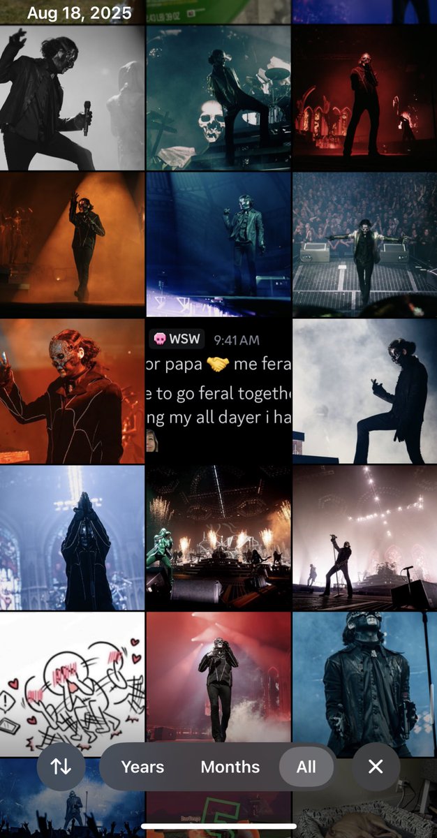 My camera roll two weeks after seeing Ghost 🫠🫠🫠