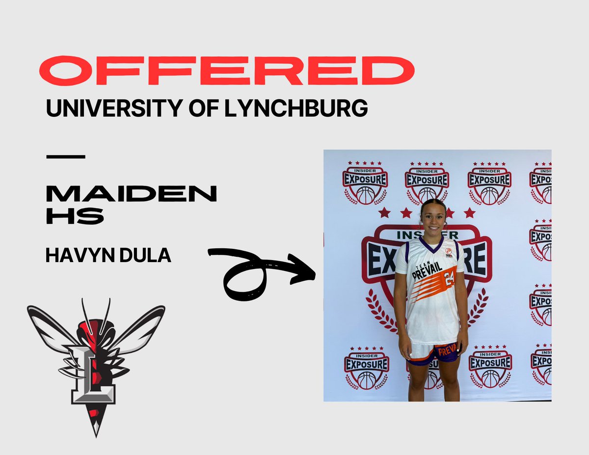 After a great camp and visit, I am blessed to say I’ve received an offer from the University of Lynchburg! Thank you Coach Nicolas! <a href="/lynchburg_wbb/">Lynchburg Women’s Basketball</a> #agtg