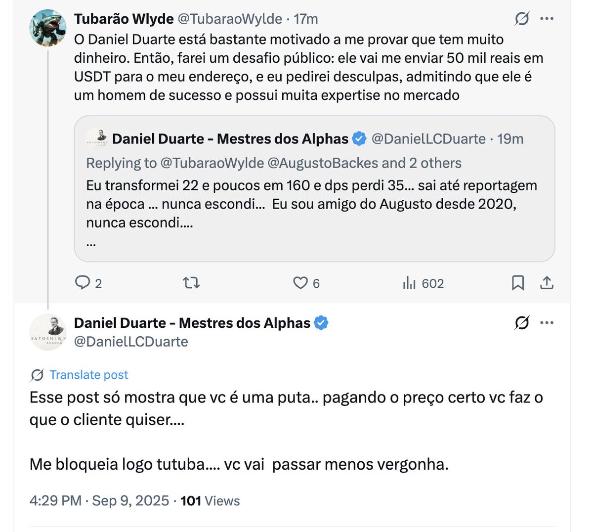 Daniel Duarte - Mestres dos Alphas tweet media
