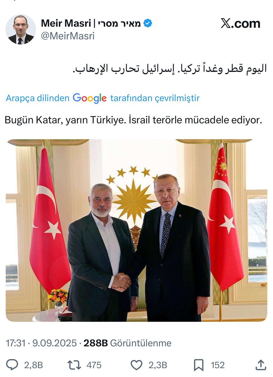 Reisimizi, bizi tehdit mi ediyorsun sen? 

Büyüyünce köpek mi olacaksın ki böyle havlıyorsun?

Sen biraz gelsene buraya sana biraz nasihat 👊 edelim. 

<a href="/MeirMasri/">Meir Masri | מאיר מסרי</a> 

#IsraelTerroristState 
#WeAreAllErdoğan
#HepimizErdoğanız