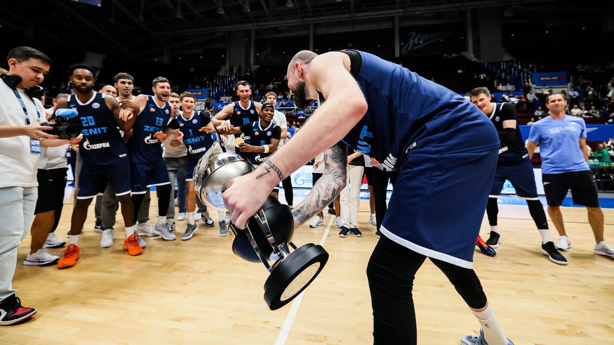Zenit are 5-time Kondrashin &amp; Belov Cup Champions! 🏆🩵